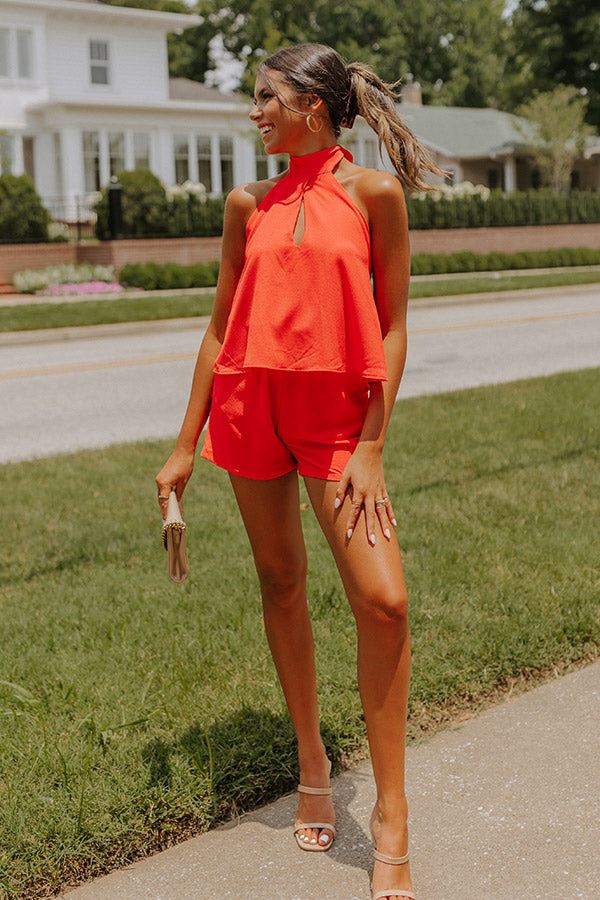 Ultimate Red Romper - Dare To Indulge