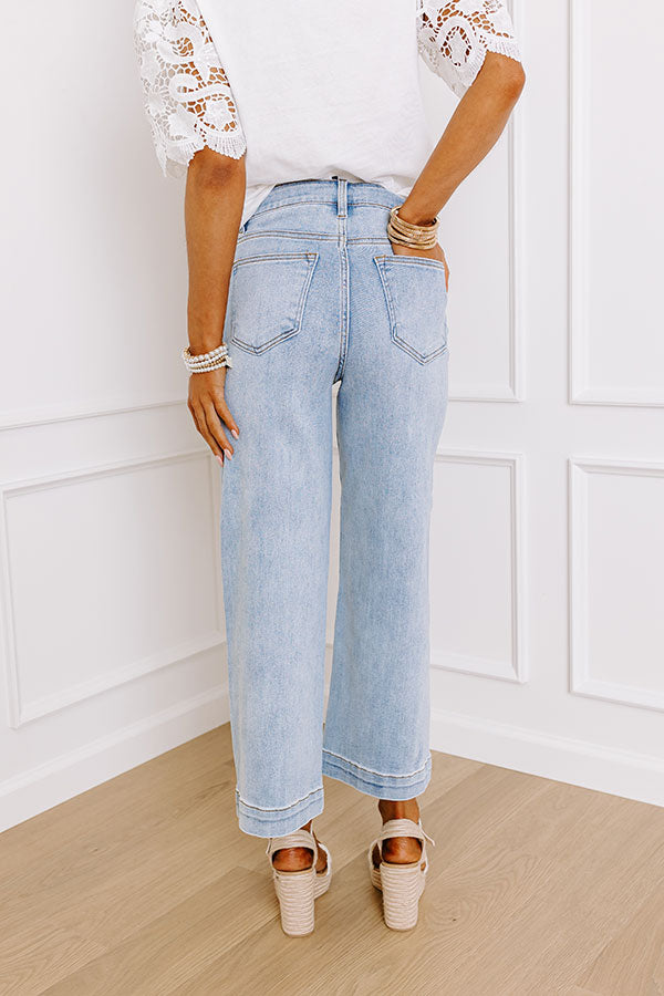 Ultimate Raelynn High Waist Wide Leg Jeans - Light Wash