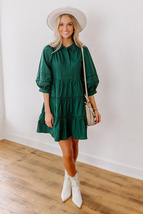Ultimate Charm Crochet Mini Dress