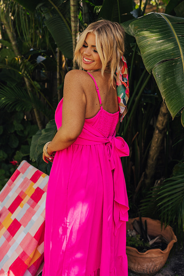 Ultimate Hot Pink Maxi Dress - Flowy & Flattering