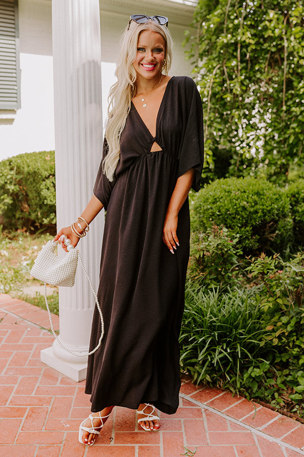 Ultimate Tulum Maxi Dress - Premium Black