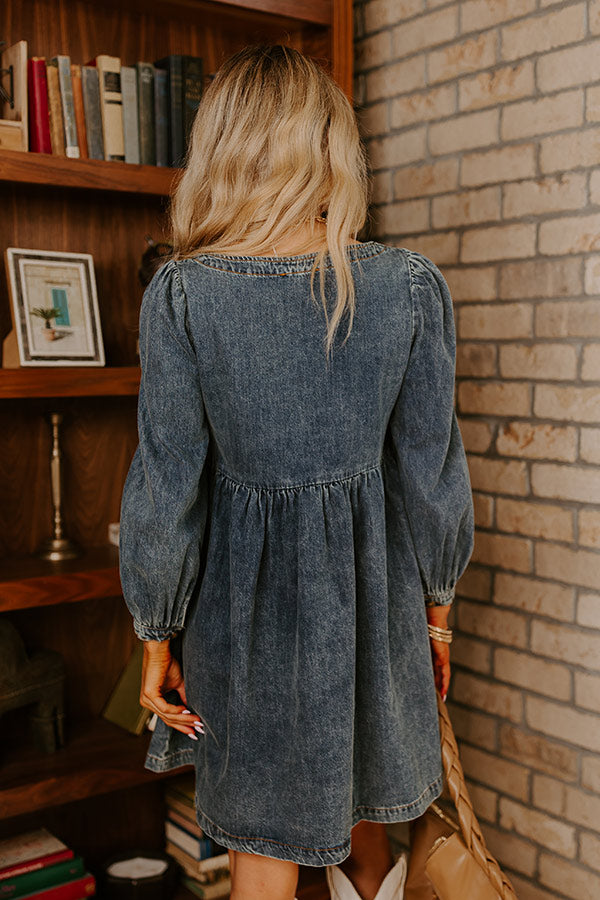 Ultimate Derby Darling Denim Mini Dress