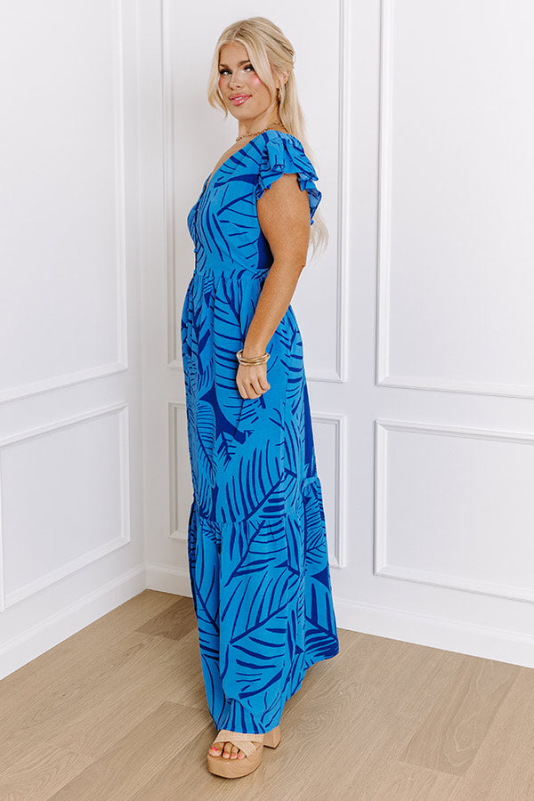 Ultimate Blue Curves Maxi Dress – Front Porch Chic