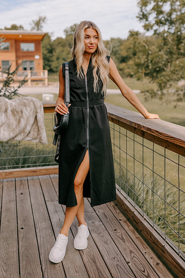 Ultimate NYC Chic Midi Dress