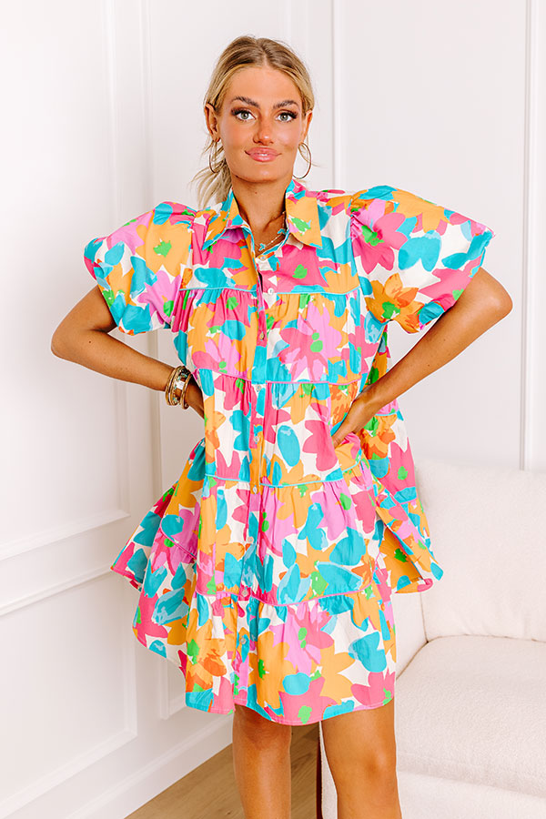 Ultimate Happy Smiles Floral Mini Dress