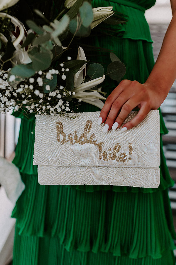 Premium Bride Tribe Embellished Clutch - Ultimate Wedding Accessory