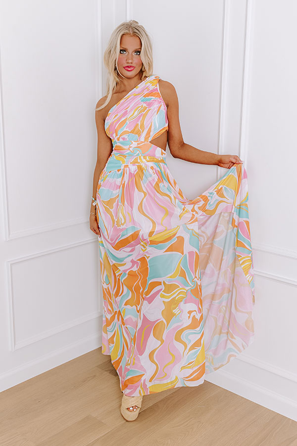 Premium Vivid Verve Maxi Dress - Ultimate Statement Piece