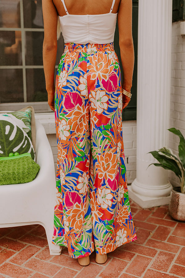 Ultimate Summer Escape: High Waist Floral Wide-Leg Pants