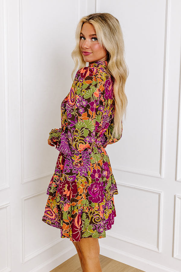 Ultimate Floral Brunch Dress - Premium Botanical Print