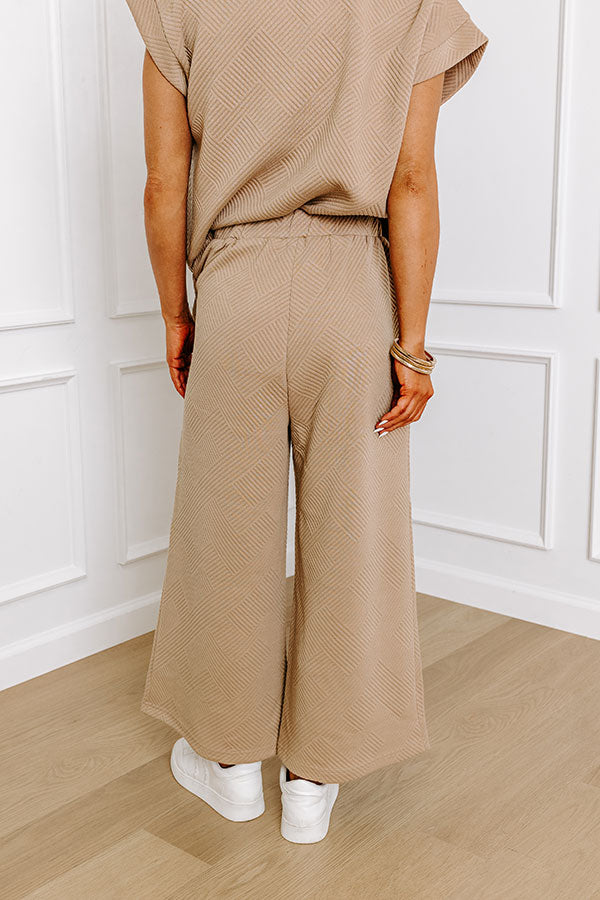 Ultimate Comfort High Waist Pants in Warm Taupe - Premium Edition