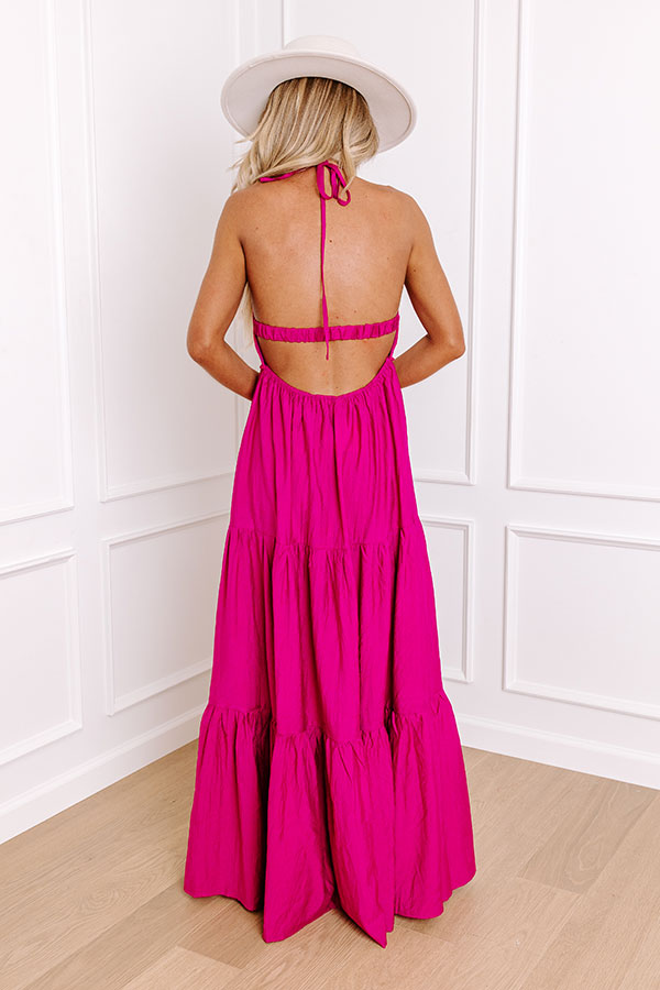 Premium Key Largo Sunshine Crochet Maxi Dress - Ultimate Summer Escape