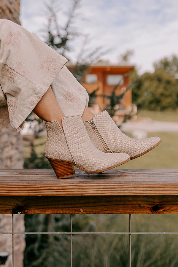 Premium Come & Get It Woven Bootie - Ultimate Comfort & Style