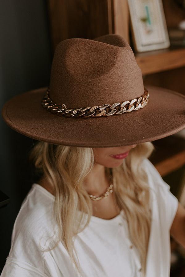 Premium Mocha Felt Fedora - Ultimate Fall Style