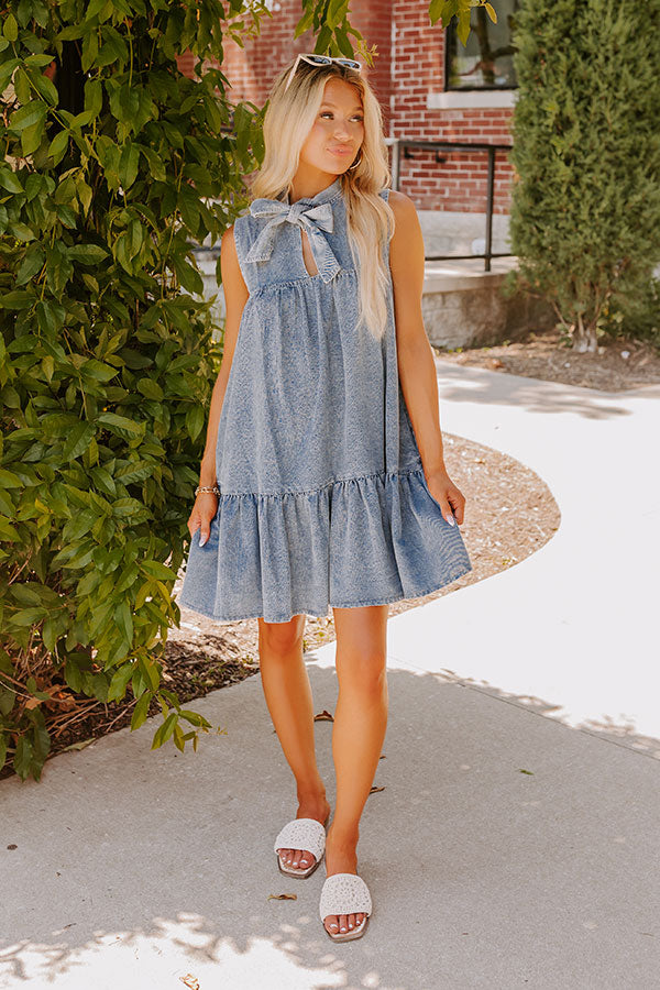 Ultimate Downtown Market Denim Mini Dress