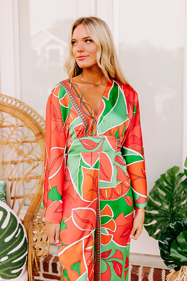 Ultimate Antigua Satin Jumpsuit - Bold & Chic