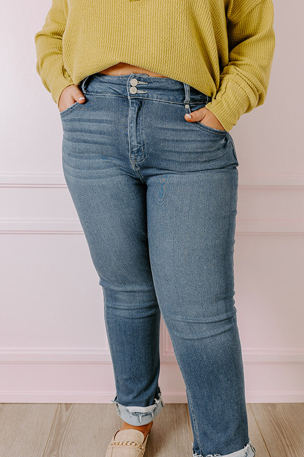 KanCan Ultimate High Waist Straight Leg Jean - Curve Flattering Fit