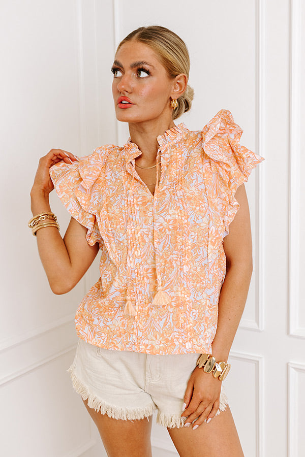 Premium Summer Sorbet Floral Top - Ultimate Wardrobe Upgrade