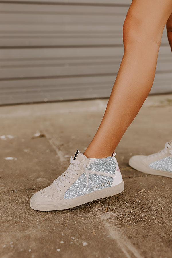 Premium Vintage Glitter Sneakers - Ultimate Comfort & Style