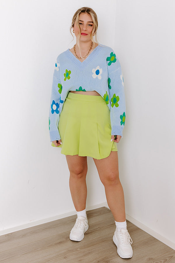 Ultimate Flare Skirt - Lime Punch Edition