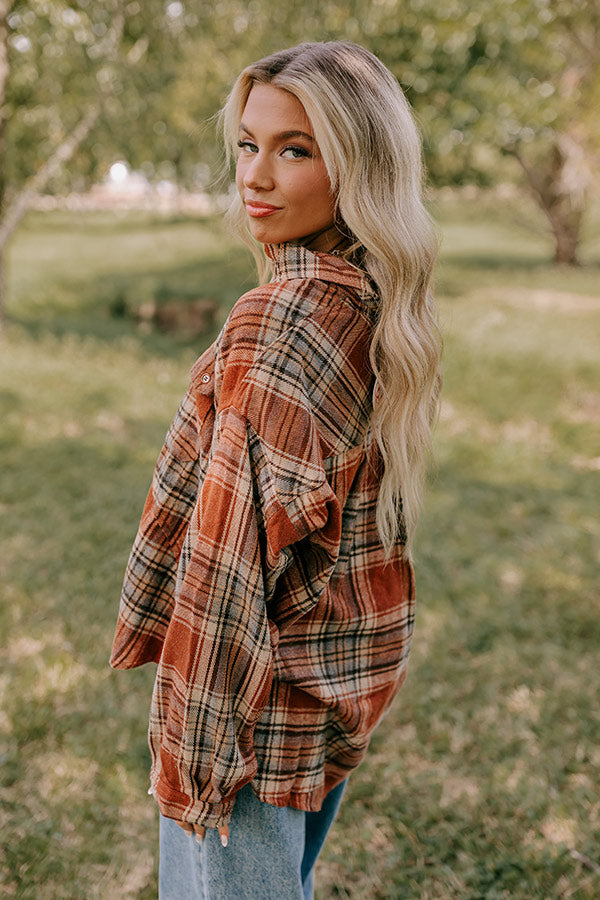 Premium Pumpkin Spice Plaid Jacket - Ultimate Autumn Style