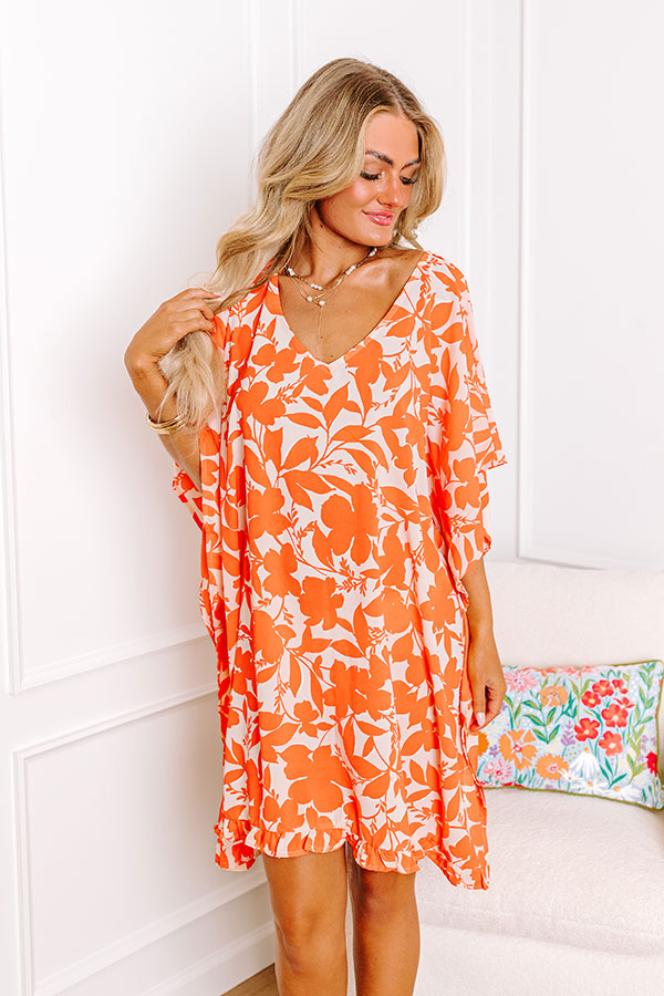 Ultimate Summer Floral Shift Dress - Coastline Stroll Collection