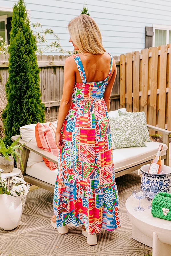 Premium Cozumel Maxi Dress - Vibrant Beachwear Essential