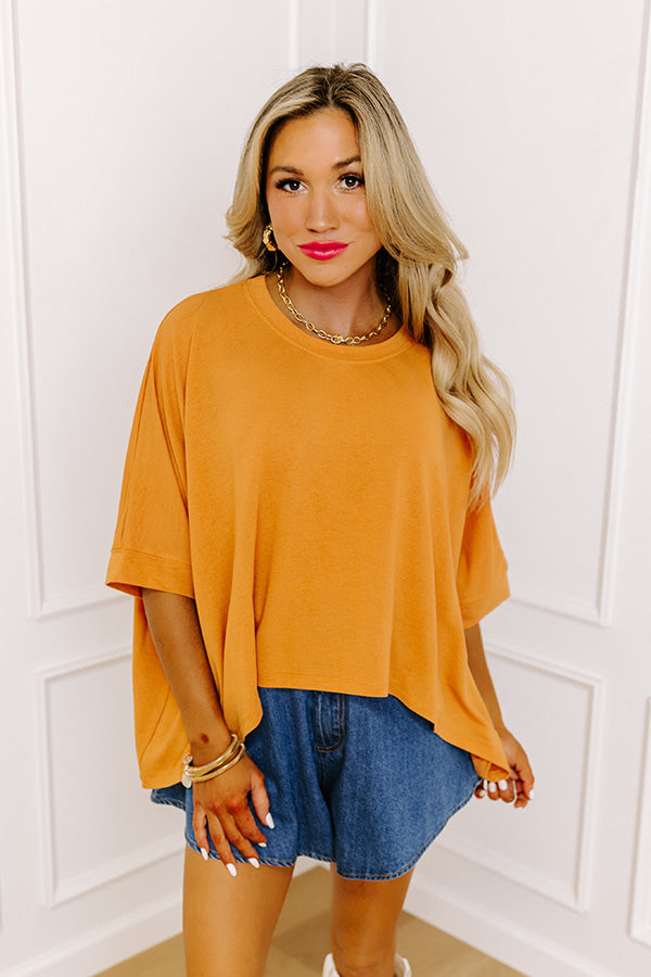 Ultimate Rust Shift Top - Effortless Style