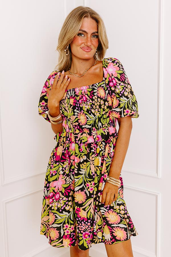 Ultimate Wildflower Dreams Smocked Mini Dress