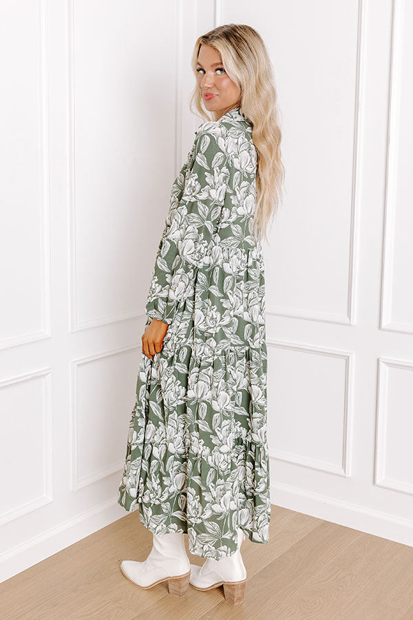 Ultimate Southern Magnolia Dreaming Midi Dress