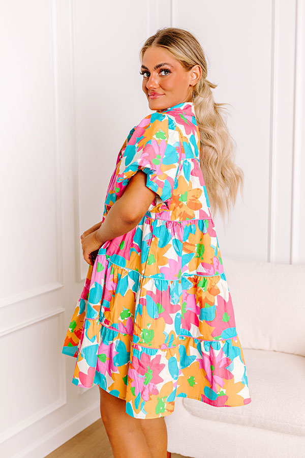 Ultimate Happy Smiles Floral Mini Dress