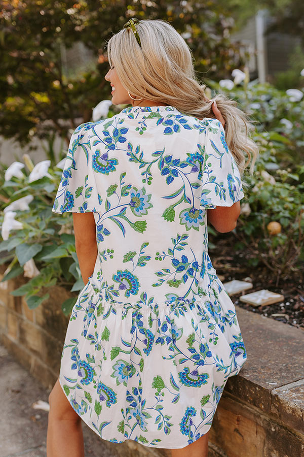 Premium Provence Charm Floral Mini Dress - Ultimate Summer Style