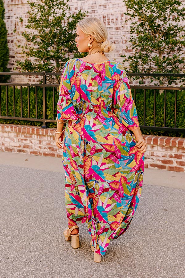 Premium Florence Forever Maxi Dress – Vibrant Botanical Style