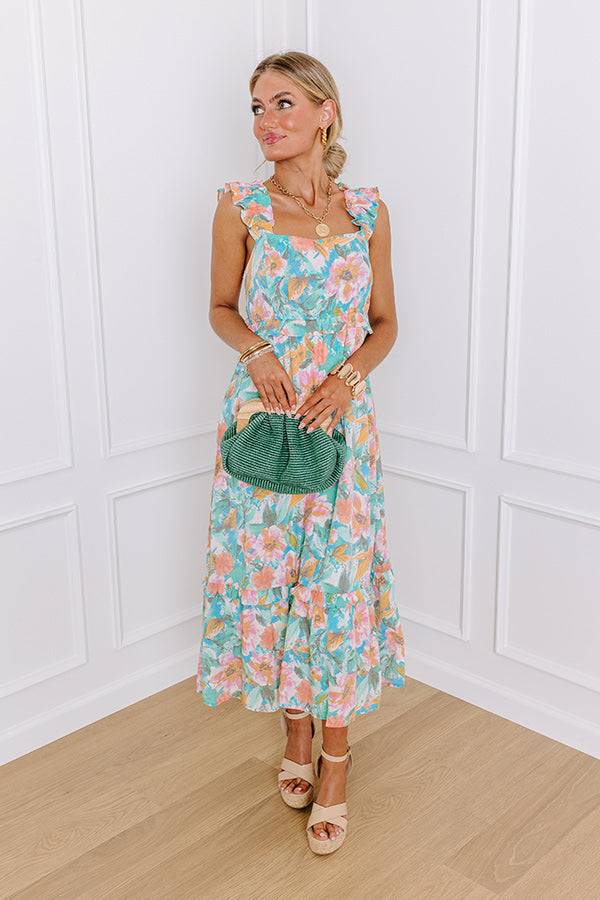 Ultimate Paradise Floral Midi Dress