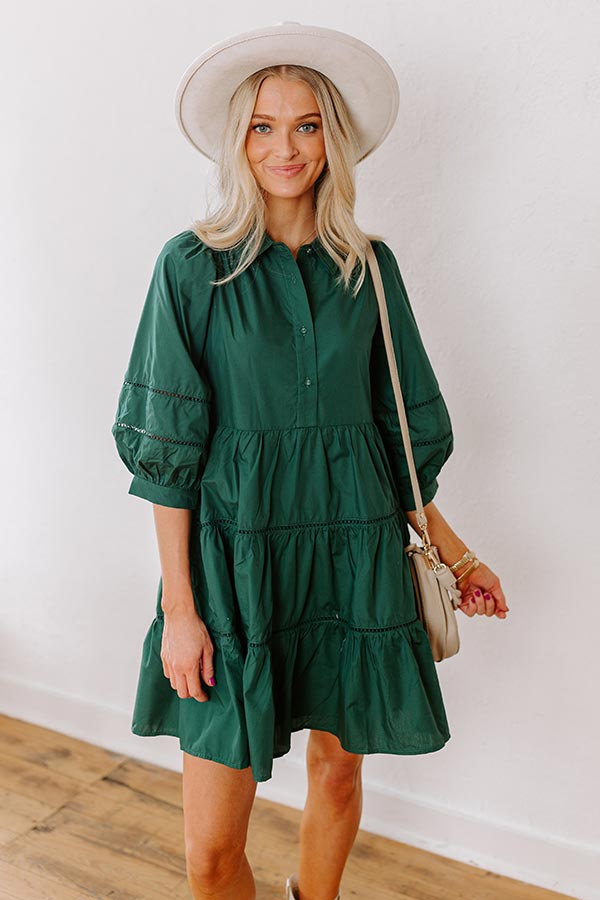 Ultimate Charm Crochet Mini Dress