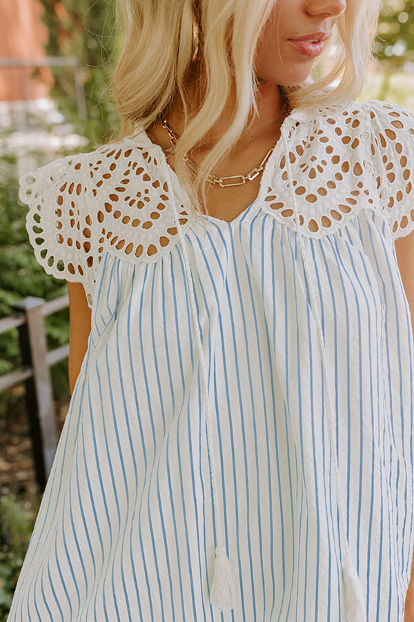 Ultimate Charleston Charm Eyelet Mini Dress