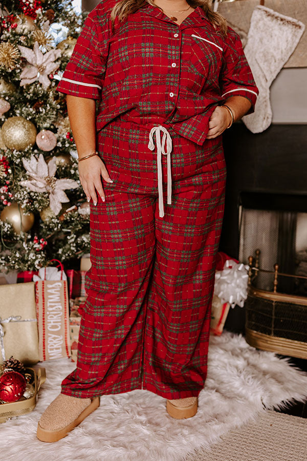 Ultimate Cozy Plaid Pajama Pants for Curves