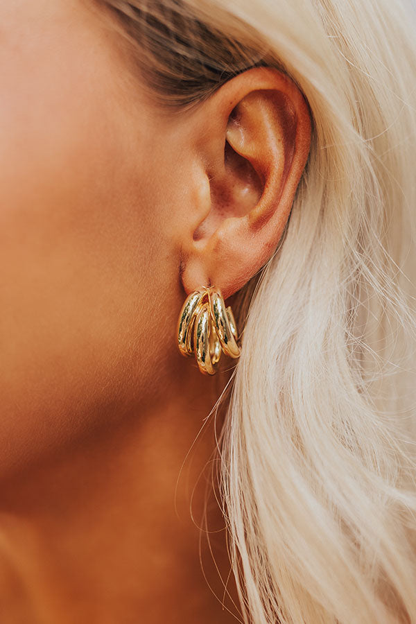 Ultimate City Chic Hoop Earrings