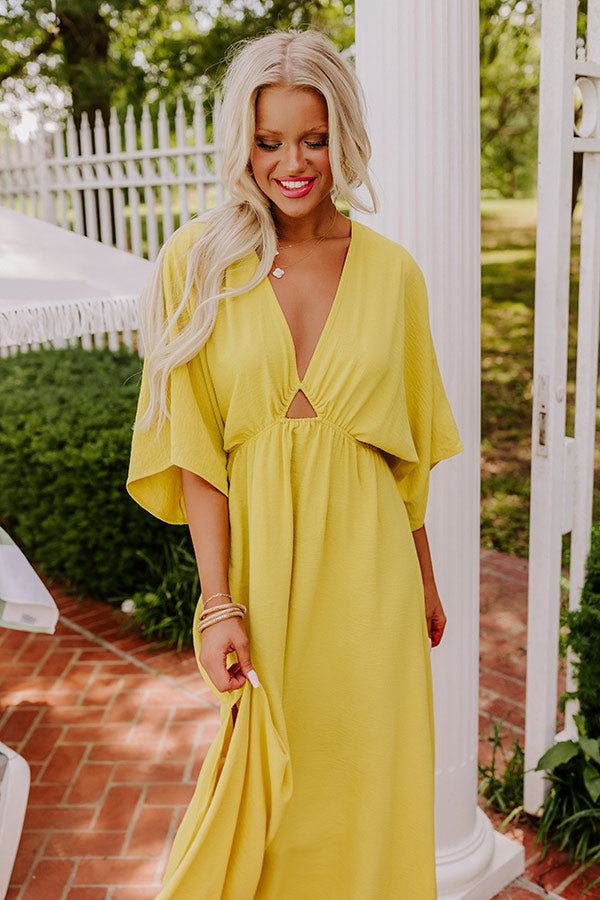 Ultimate Tulum Maxi Dress - Primrose Yellow