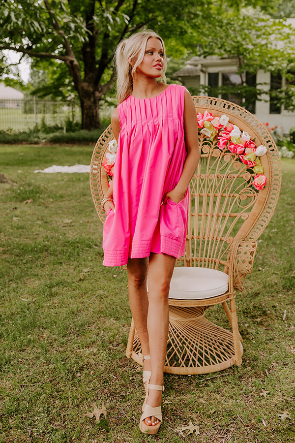 Ultimate Chic Pink Mini Dress - Happy Moment Collection