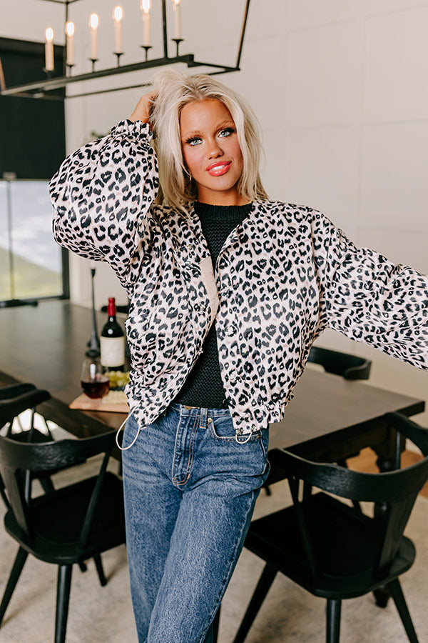 Premium Leopard Print Satin Jacket - Ultimate Style Upgrade