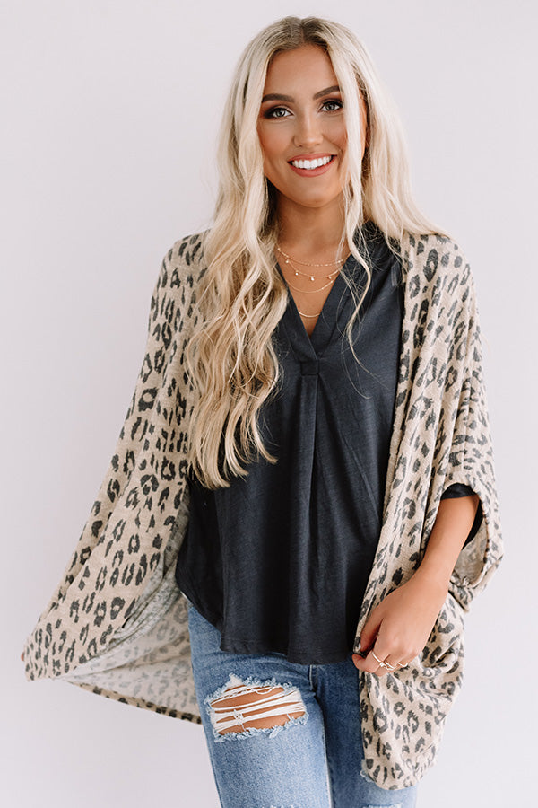 Ultimate Chic Leopard Print Cardigan