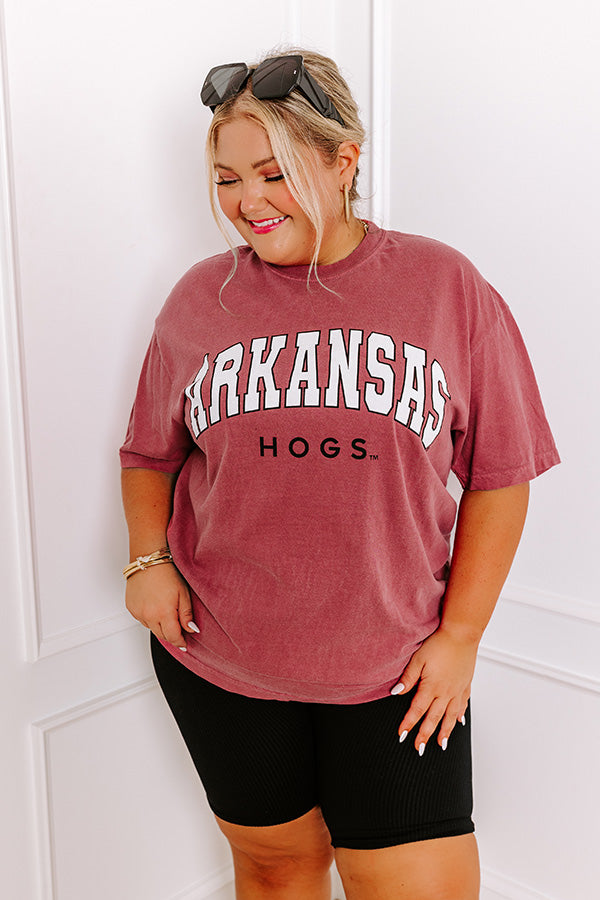 Premium Arkansas Hogs Vintage Graphic Tee - Ultimate Game Day Style