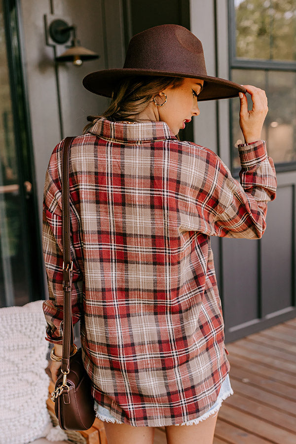 Premium Energy Matched Flannel - Warm Taupe Plaid