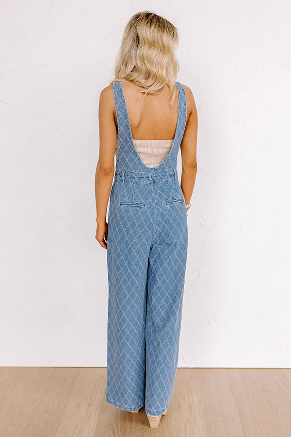 Ultimate Farmers Market Stroll Denim Jumpsuit