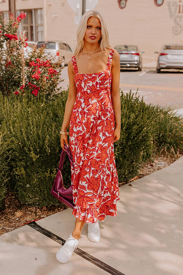 Premium Catalina Dreaming Floral Midi Dress