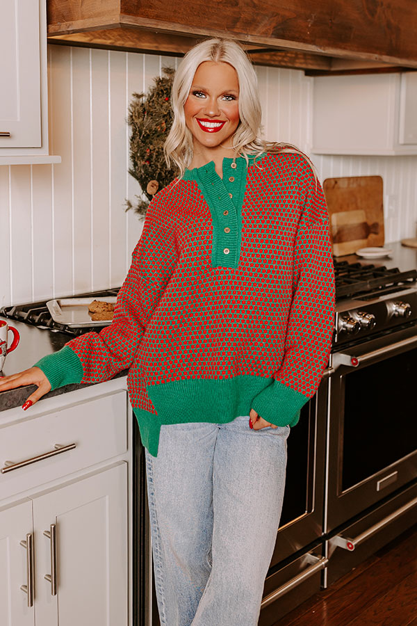 Ultimate Cozy Festive Knit Sweater