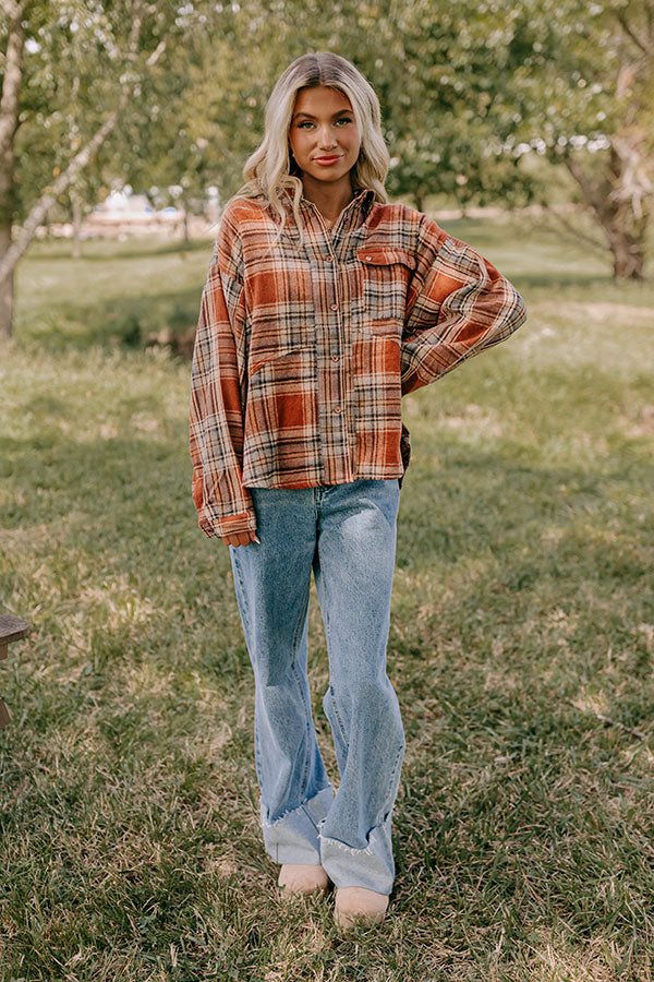 Premium Pumpkin Spice Plaid Jacket - Ultimate Autumn Style