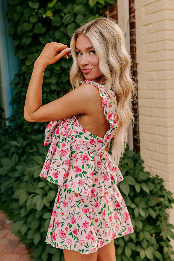 Premium Rosewood Romance Floral Top - Ultimate Summer Style