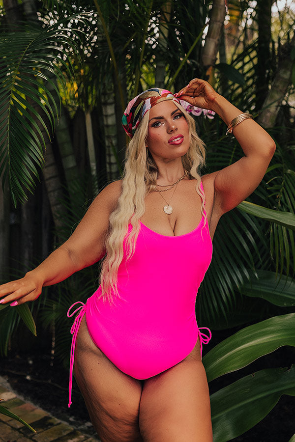 Ultimate Hot Pink Curves One-Piece Swimsuit - Ride The Tide