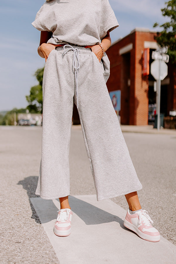 Premium High Waist Trousers in Grey - Ultimate Casual Chic